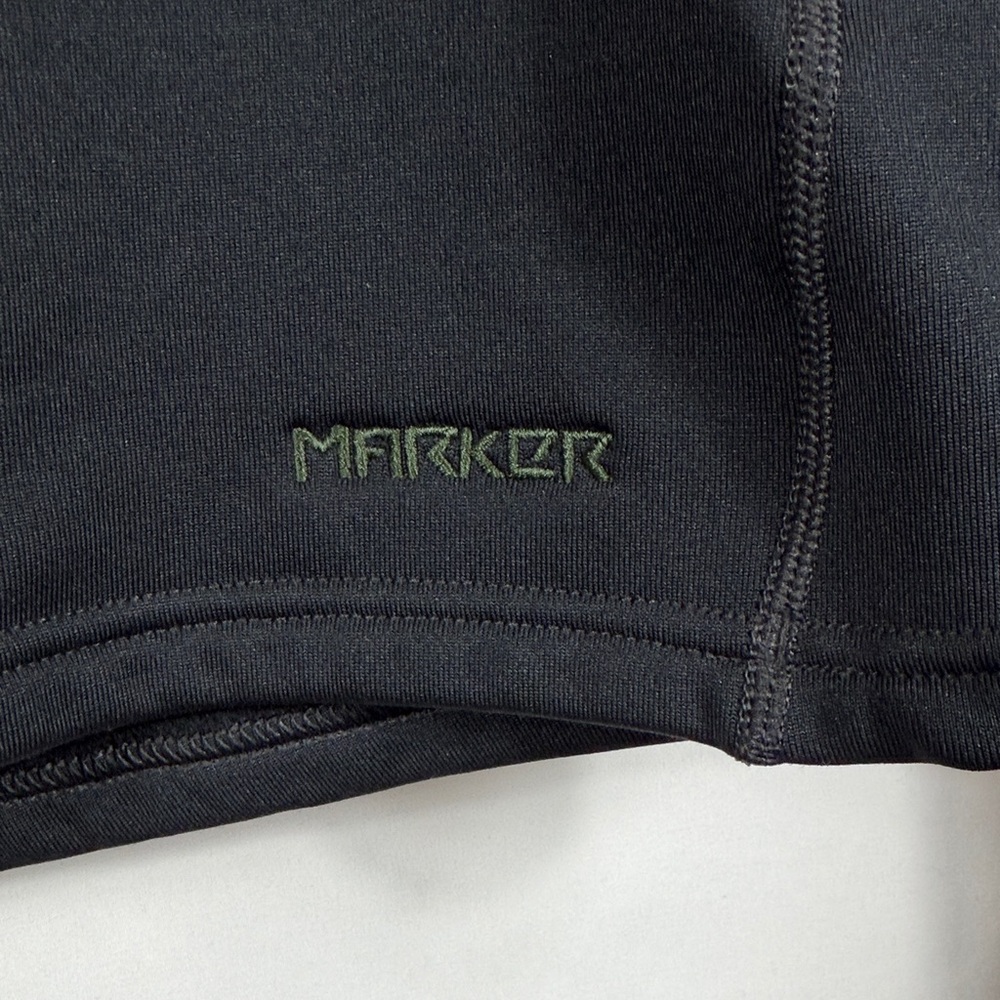 Marker Black Protective 1/4 Zip Snow Apparel Base Layer. Womens Size S. stretchy - Picture 3 of 4